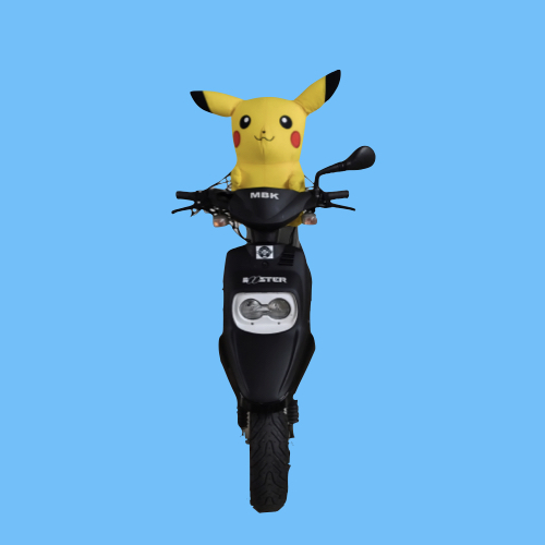 Booster + Picachu quadro